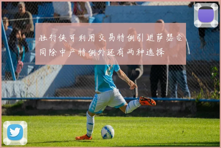 独行侠可利用交易特例引进萨瑟合同除中产特例外还有两种选择