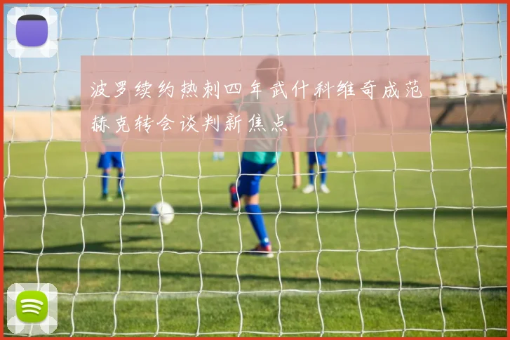 波罗续约热刺四年武什科维奇成范赫克转会谈判新焦点
